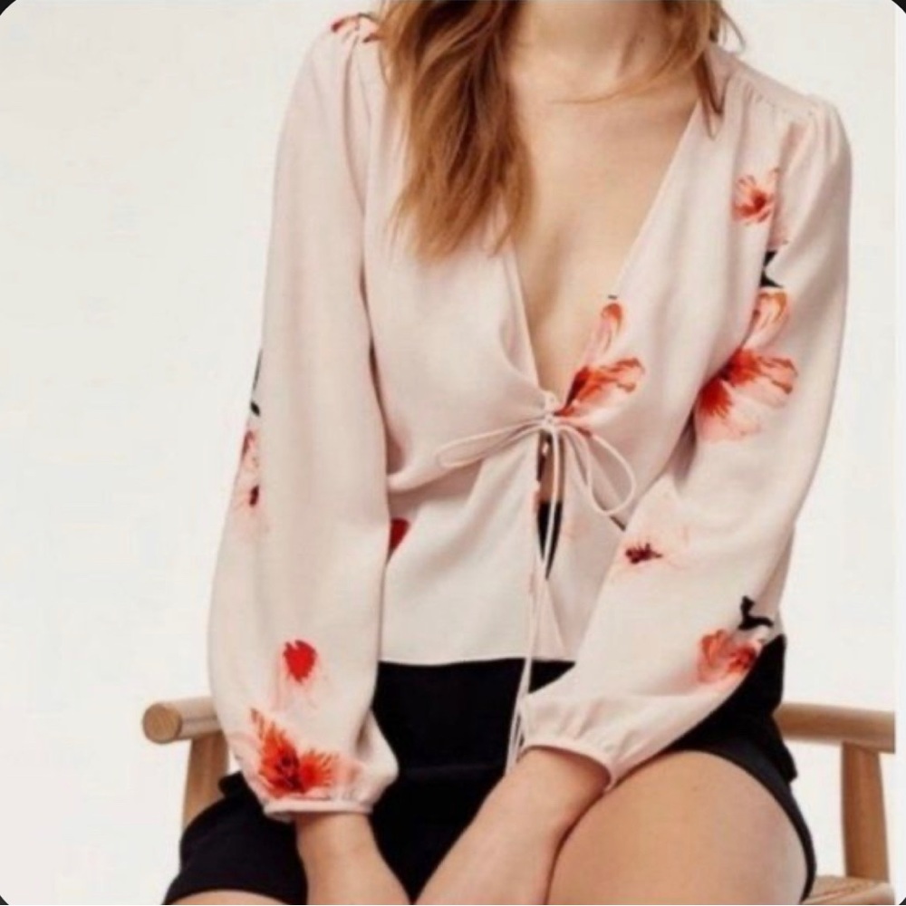 Aritzia Wilfred Tia blouse